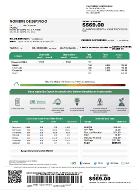 recibo de luz cfe
